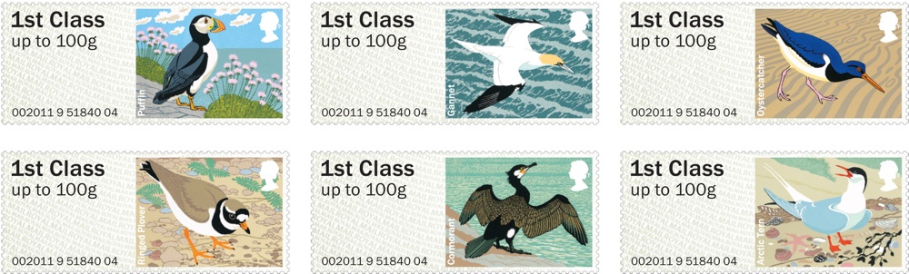 Pictorial Faststamps - birds 4 - preliminary designs.