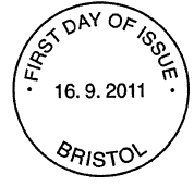 Non-pictorial Bristol postmark for Bird Faststamps.