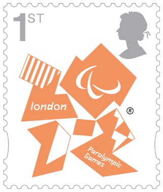 2012 1st class Paralympics definitive  stamp.