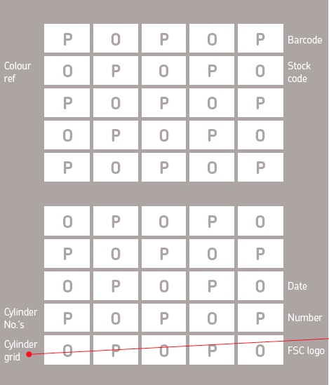 Sheet layout for Olympic and Paralympic definitive stamps.
