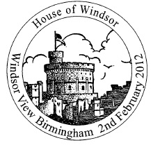 Postmark showing Windsor Castle.