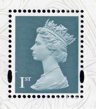Diamond Jubilee Machin Definitive stamp from miniature sheet.