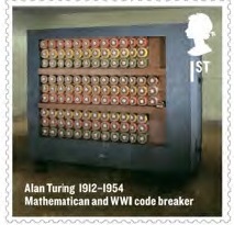 Alan Turing Britons of Distinction stamp.