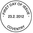 non-pictorial Coventry postmark.