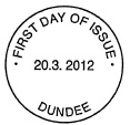 non-pictorial Dundee postmark.