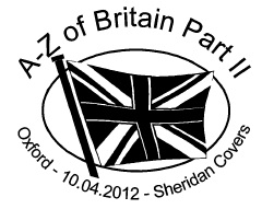 Postmark showing union flag.