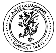 Postmark showing London's Wyvern.