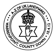 Postmark showing Red Hand of Northern Ireland.