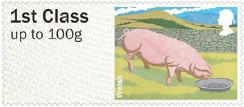 Pictorial Faststamps - Welsh Pig.