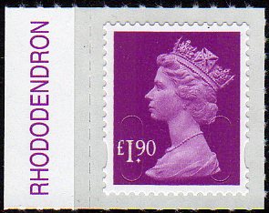 £190 Machin definitive issued 25-4-2012.