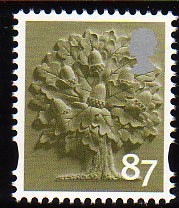 England 87p definitive issued 25-4-2012.