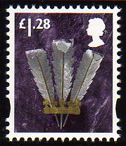 Wales £1-28 definitive issued 25-4-2012.