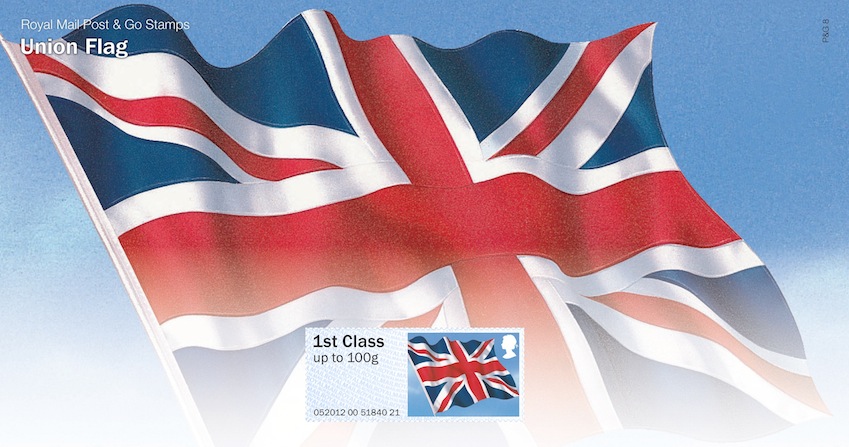 Flag Faststamp Post & Go Pack.