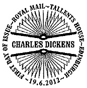 Charles Dickens FD Postmark.