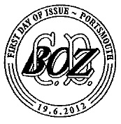 Charles Dickens Portsmouth FD postmark.