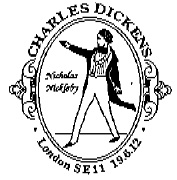 Postmark showing Nicholas Nickleby.