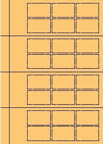 Layout of A4 sheet of 4 gold medal miniature  sheets.