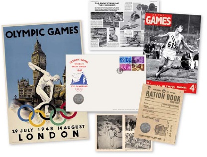 1948 Olympics Heritage Pack from Royal Mail.