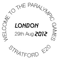 Welcome to the Paralympic Games postmark.