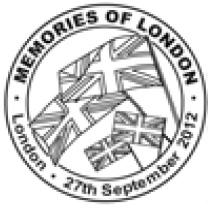 Postmark showing  Union Flags.