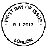 London non-pictorial FD postmark.