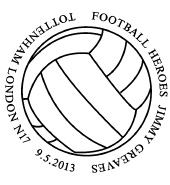 Postmark showing a football.