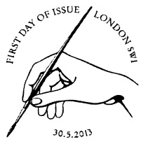 London SW1 official first day postmark.