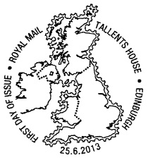 Official first day of issue postmark for pond life faststamps.