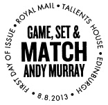 Andy Murray 1st day postmark.