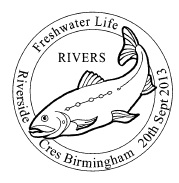 Postmark showing a fish.