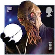 The Ood stamp from Dr Who miniature sheet.