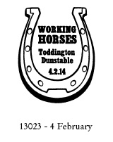 Postmark showing horse collar.