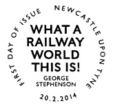 Official Newcastle-upon-Tyne FD postmark.