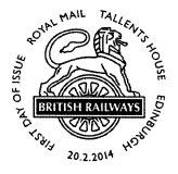 Edinburgh official FD postmark.