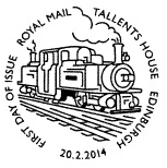 Edinburgh official fd postmark.