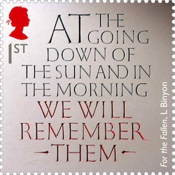 Great War 1914 - Remembrance stamp.