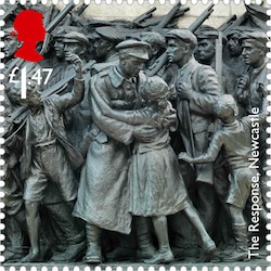 Great War 1914 - Memorial £1-47 stamp.