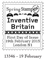 Stampex postmark for Inventive Britain.