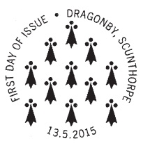 Dragonby first day postmark.