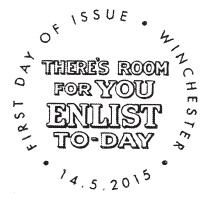 Winchesterfirstday postmark for World War 1.