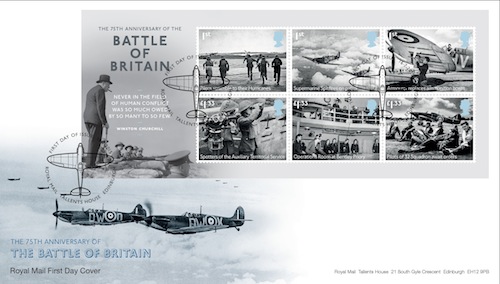Battle of Britain Official first day cover.