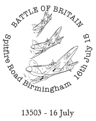 Postmark showing three aircraft.
