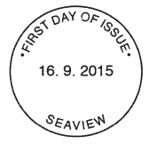 Seaview non-pictorial first day postmark.