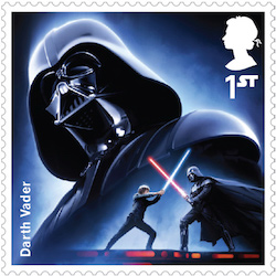 Star Wars Darth Vader stamp.