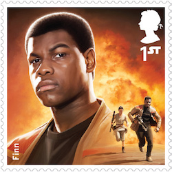 Star Wars Finn Stamp.