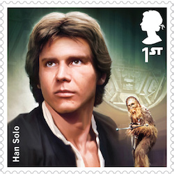 Star Wars - the Force Aawakens stamp issue 20 October 2015 