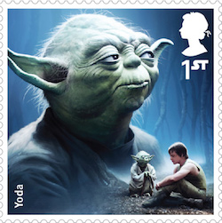 Star Wars Yoda Stamp.