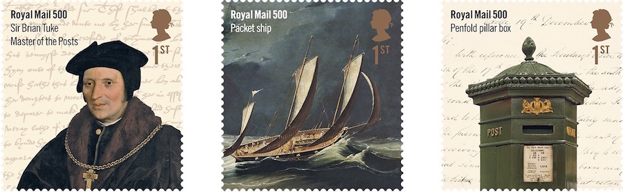 Royal Mail 500 - 3 x 1st class stamps.