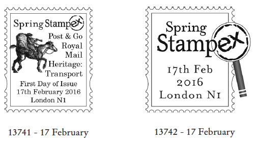 `Stampex Postmarks.