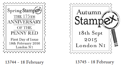 Stampex Postmarks.